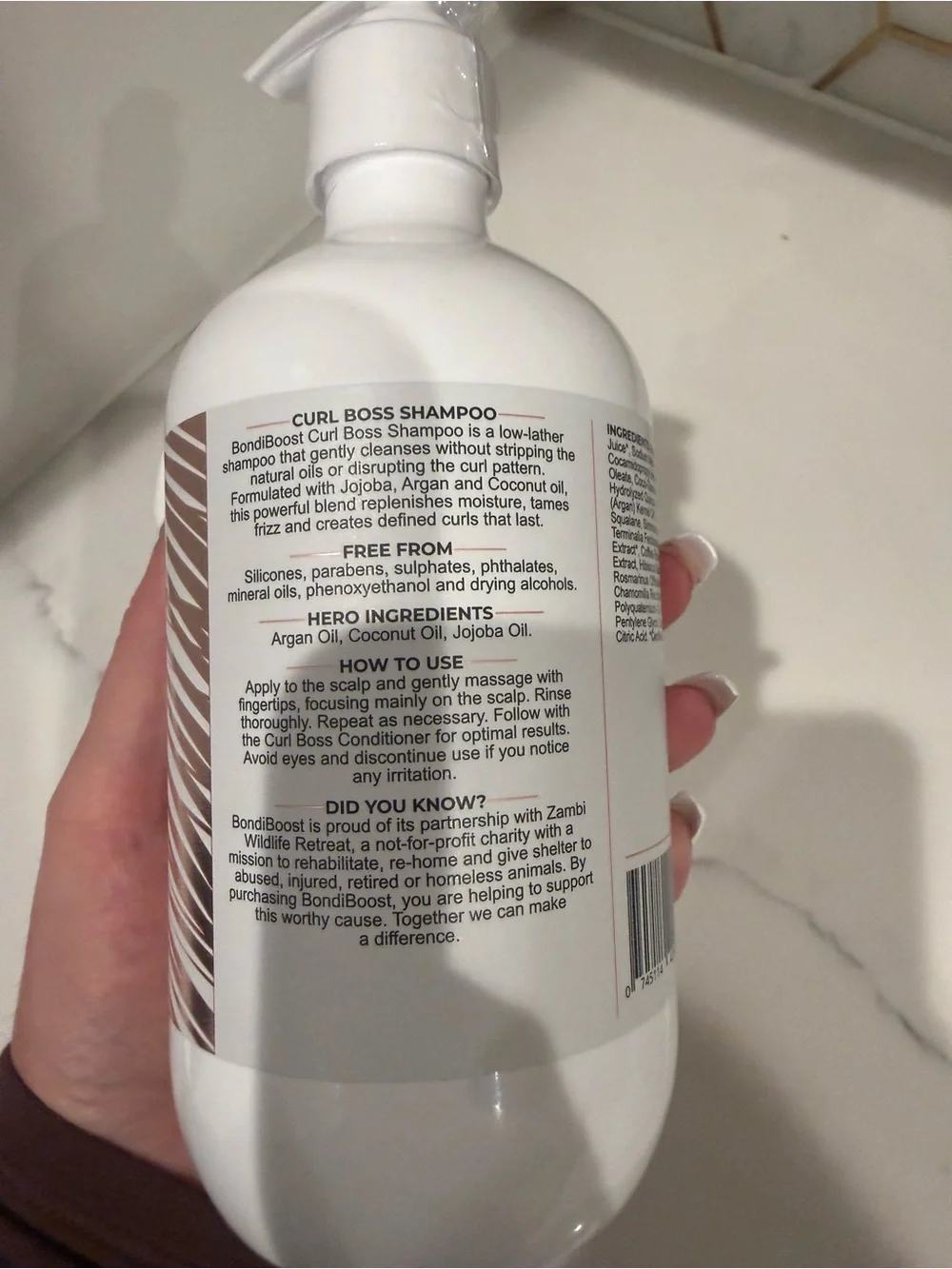 New Bondi Boost Curl Boss Shampoo